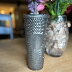 Starbucks Glittering Grey Studded Tumbler